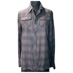 The SHIRT by Joe's Jeans Plaid Purple L